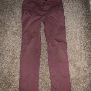 Urban Outfitters Burgundy Chinos